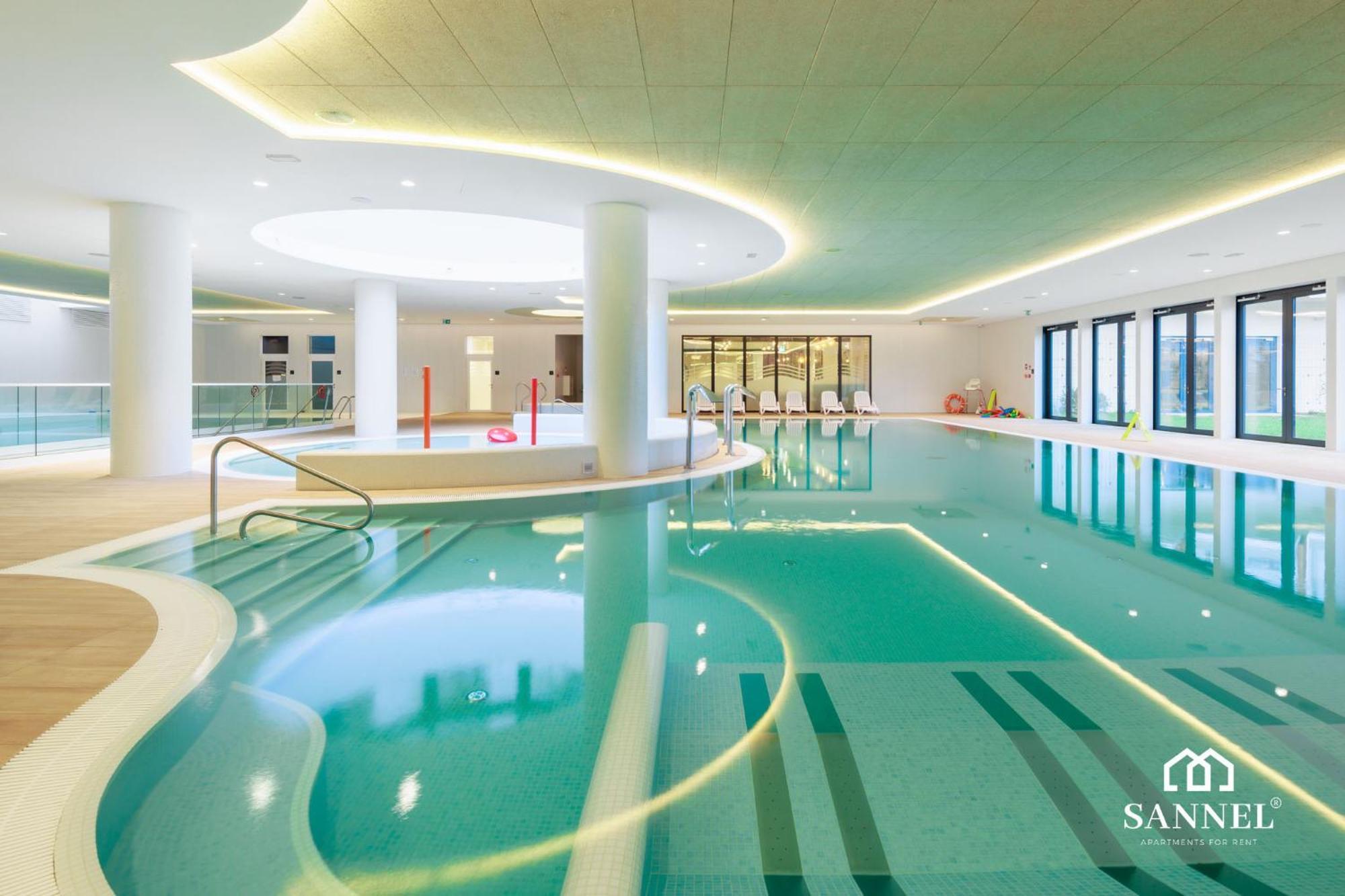 Apartament Baltic Blues Z Dostepem Do Basenow,Strefy Saun,Jacuzzi - Pinea Apartments Pobierowo - Sannel Apartments For Rent Buitenkant foto